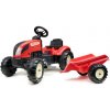 Falk Šliapací traktor 2158L Kiddy Farm s vlečkou