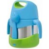 b.box Termoska na jedlo - modrá/zelená 335 ml
