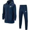 Nike Fleece Tracksuit Junior Boys Navy/White 7-8 rokov