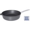 Pánev hluboká s titanovým povrchem na indukční sporák, průměr 280 mm | CONTACTO, 5579/280 inox;černá