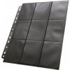 Heo GmbH Stránka do alba Ultimate Guard - Side Loaded 18-Pocket Pages Black(1 ks)