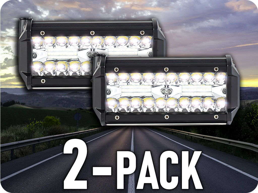 KAMAR LED pracovné svetlo 30W, 2600LM, 12V/24V, IP67/2-PACK! [LB0087]