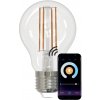 LED žiarovka A60 E27 7W 806lm 2700-6500K, teplá biela 320° Dimmable WiFi Tuya WIFI SMART Sanico Goldlux
