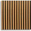 Samolepiace panely na stenu PE1, cena za kus, rozmer 66,5 cm x 66,5 cm, lamely hnedé, IMPOL TRADE
