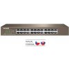 Tenda TEG1024D 24x Gigabit Switch, Fanless-bez ventilátorov, Rackmount, ochrana proti prepätiu 75010026