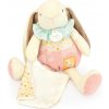 Plyšový zajačik s handričkou na maznanie Lapin Ciboulette Doudou et Compagnie v darčekovom balení 28 cm od 0 mes