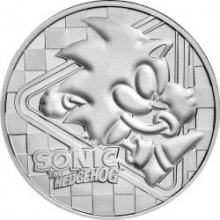 New Zealand Mint strieborná minca Sonic the Hedgehog 2022 1 Oz