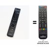 Predátor Sharp LC-46LX810E náhradný diaľkový ovládač iného vzhľadu.