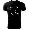 Súhvezdie - Gemini - Blíženci - Pánske tričko Fantasy športové - 3XL ( Čierna )