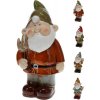 PROGARDEN Záhradný trpaslík porcelán 27 cm zelená čiapka KO-252214150zele