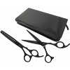 Olivia Garden Xtreme Set Matt Black - set nožníc na strihanie 575