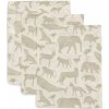 Jollein žinky Animals Olive Green 3 ks