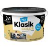 HET Klasik COLOR tónovaná interiérová akrylátová disperzná farba na stenu 7 kg + 1 kg zdarma KC 0637 - žltý banánový