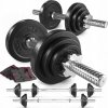 Liatinové nastaviteľné činky Hop-Sport 2x 10 kg
