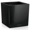 Lechuza Cube Premium All-in-One set black 40x40x40