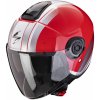 Moto přilba SCORPION EXO-CITY II VEL červeno/bílá - Velikost XS