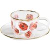 Seletti Šálka na espresso s podšálkou TOILETPAPER ROSES 50 ml