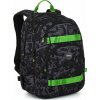 Študentský batoh Grafitti green Topgal VIKI 26041