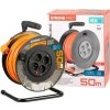 Strend Pro DG-FB04 buben 50m plast 4xzas. 3x1,5mm oranžová (213059)