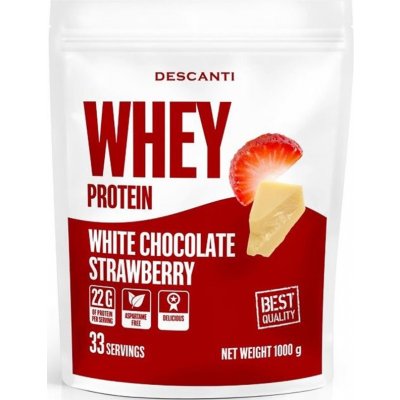 Descanti Whey Protein srvátkový proteín príchuť Chocolate Strawberry 1000 g