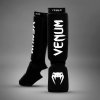 Chrániče holení a nártů Venum Kontact - Black/White Velikost: L