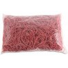 Gumičky Office Products 100mm 1kg červené