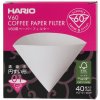 Hario Misarashi hnedé papierové filtre – V60-01 - 40ks