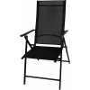 ST Leisure Equipment Stolička MININI ,čierna, záhradná, polohovateľná, 56x71x106 cm