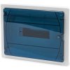 GOLD-PBW 12-T - Plastová rozvodnica pod omietku, 12 modulov, IP40