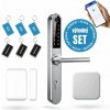 SET Inteligentná kľučka H1 (72mm) TTLock + senzor + gateway