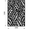 Plech vzor 1295, 1000 x 1500 x 2,5 mm, bez povrchovej úpravy