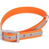 Firedog BioThane obojok Basic Reflect 25 mm 50-58 cm oranžový