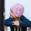 Karpet Detská bavlnená čiapka na uši - ružová/4