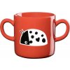 ASA Selection Porcelánový hrnček s uchom lienka KIDS červený 250 ml