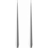 ester & erik Sviečka Taper 32 cm – 92 Silver Metallic – sada 2 ks