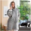 V0103580 InnovaGoods Oversize mikinová deka s rukávmi Swug InnovaGoods
