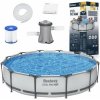Bestway 56416 Bazén s kovovou konštrukciou Steel Pro MAX 366 x 76 cm + filtračné čerpadlo