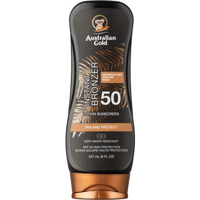 Australian Gold SPF50 Lotion with bronzer 237 ml