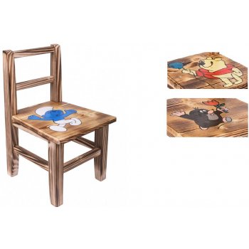 ČistéDrevo detská drevená stolička s motívom od 13,7 € - Heureka.sk
