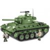 Cobi 2543 World War II Americký lehký Tank M24 Chaffee II WW