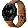 Tech-Protect Leather remienok na Samsung Galaxy Watch 4 / 5 / 5 Pro / 6, brown