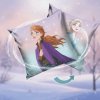 Obojstranný obliečka na vankúšik - Ľadové kráľovstvo sestry Elsa a Anna