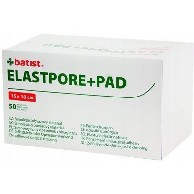 Elastpore+Pad 10 x 15 cm sterilná, elastická, netkaný textil, 50 ks