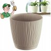 Prosperplast SANDY P Kvetináč s miskou 10,8 cm mocca DSY110P