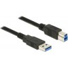 Delock USB kábel USB 3.2 Gen1 USB-A zástrčka, USB-B zástrčka 0.50 m čierna 85065; 85065