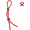 Erekční kroužek Double Noose Ring červený