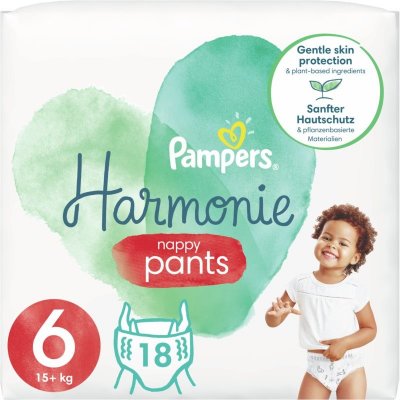 Pampers Harmonie Pants Size 6 plienkové nohavičky 15+ kg 18 ks