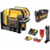 DCE0825D1R DeWALT 10,8V křížový 5-ti bový laser s červeným paprskem 1 x 2,0 Ah