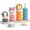 Viga Toys VIGA PolarB Drevené vzdelávacie puzzle so zvieratkami Montessori