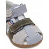 Primigi detské sandále z prírodnej kože, sivé veľkosť 18